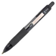 Bolígrafo zebra mini z-grip retráctil punto mediano 1.0mm color negro c/12 pzas