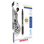 Boligrafo Zebra Sarasa Clip rollerball retractil punto fino 0.5 tinta gel color rojo caja c/6 - Vista 3