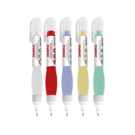 Corrector l&iacute;quido zebra rollerball tipo pluma contenido 6ml
