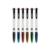 Bolígrafo Zebra 4 Color Retráctil Punto Mediano 1.0mm Colores Negro-Azul-Rojo-Verde C/12 Pzas - Vista 2