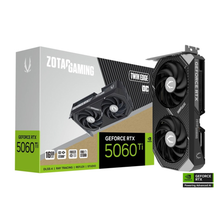 Tarjeta de Video Zotac NVIDIA GeForce RTX 5060 Ti Edge OC 16GB 128-bit GDDR7 PCI Express x8 5.0 - MAS RECIO