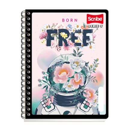 Cuaderno scribe espiral doble profesional serie iii-d raya 100 hojas