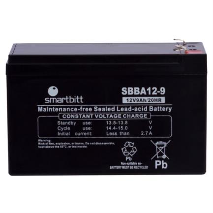 Bater&iacute;a smartbitt plomo Ácido 12v9ah