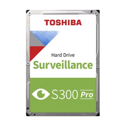 Disco duro interno toshiba s300 surveillance 6tb 3.5" 7200rpm sata lll 6gbit/s caché 256mb para videovigilancia