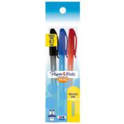 Bolígrafo papermate punto fino con 3 kilométrico colores surtidos