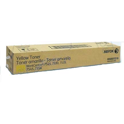006R01518 TONER XEROX WC7545/7556/7525/7530/7535 AMARILLO 095205615180