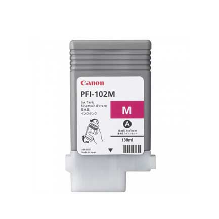 Tinta canon magenta pfi-102m (solo ipf605/510/710/720)