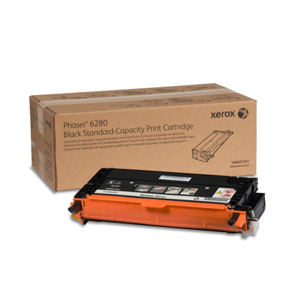 Toner xerox negro phaser 6280 cap estandar
