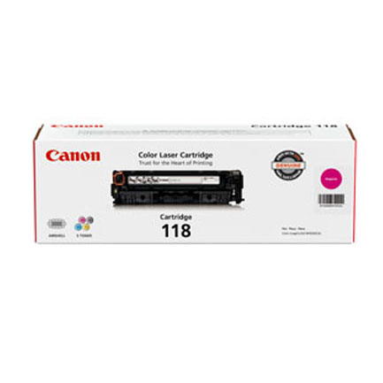 Toner Canon 118 Magenta para ImageClass Series LBP7200Cdn / LBP7660Cdn / MF8350Cdn / MF8380Cdw / MF8580Cdw / MF726Cdw