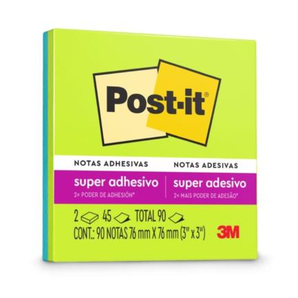 Notas 3m post-it style hang tab c/12 (2 pads de 45h)