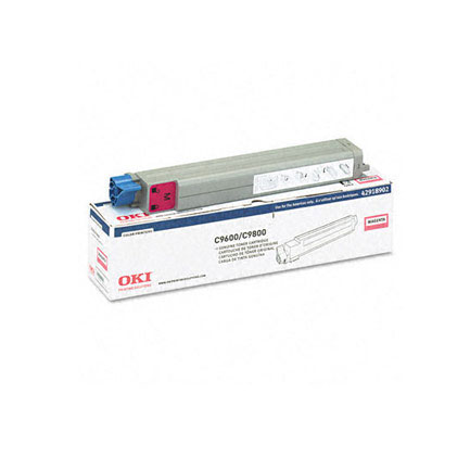 Toner okidata magenta c9600n/c9600s/c9800hdn/c9800 15k pag
