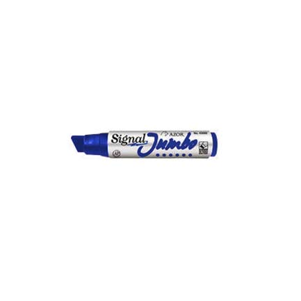 Marcador permanente signal jumbo azul c/4 pzas