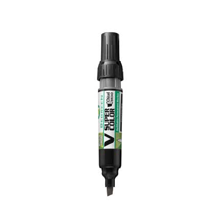 Marcador permanente pilot v-super color negro c/12