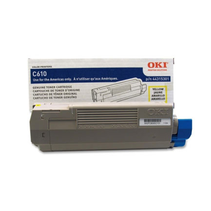 Toner okidata amarillo c610 6k pag