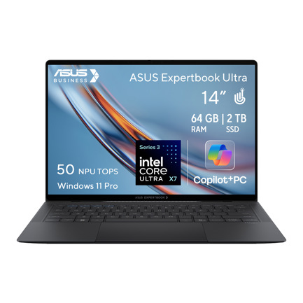 Laptop Asus ExpertBook Premium B9406CAA Intel Core Ultra 7 CORE ULTRA X7 358H 64GB 2TB windows 11 pro 10