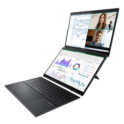 Laptop Asus Zenbook Duo UX8406CA-QL429X FHD Core Ultra 7 Processor 255H 16GB 1TB SSD Windows 11 Pro Wi-Fi 7 1Y PUR