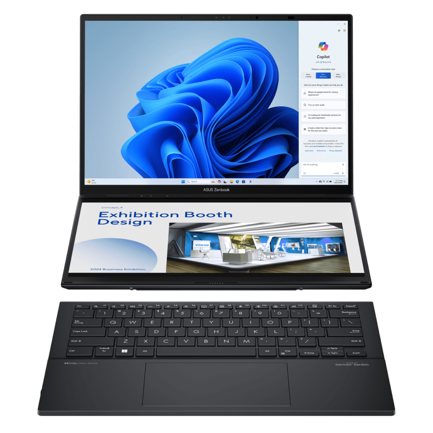 Laptop Asus Zenbook Duo UX8406CA-QL429X FHD Core Ultra 7 Processor 255H 16GB 1TB SSD Windows 11 Pro Wi-Fi 7 1Y PUR 2