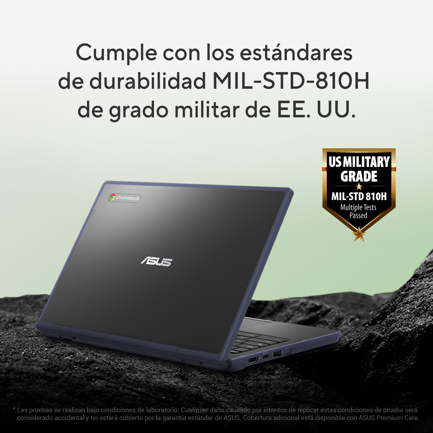 Laptop Asus Chromebook CR1104FTA-C8G64-C1 11.6" HD Táctil Intel N150 8GB 64GB EMMC ChromeOS Gris Incluye Stylus 7