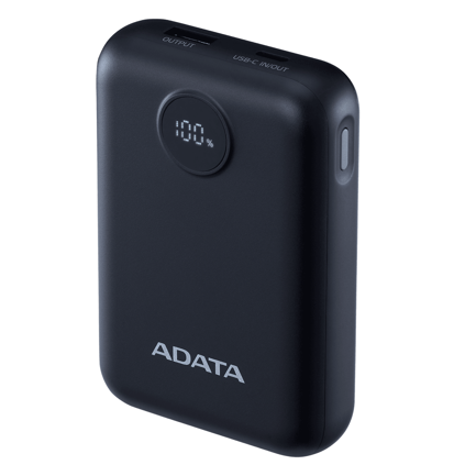 Power Bank Adata 10000mAh Digital PC10022 Negro