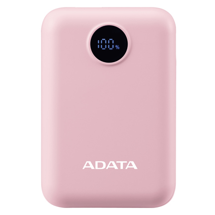 Power Bank Adata 10000mAh Digital PC10022 Rosa 3