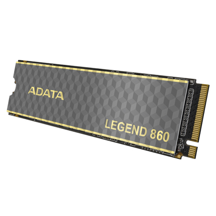Unidad de Estado Sólido SSD Adata Legend 860 1000GB PCIE Gen4 M.2 2280 6000/4000MBS Compatible con PS5 Disipador Al 2