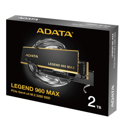 Unidad de Estado Solido SSD Adata 2TB Legend 960 Max Nvme M.2 6800 MB/s Escritura 7400 MB/s Lectura PCI Express 2