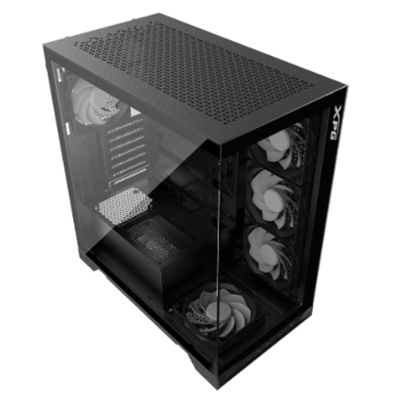 Gabinete Adata XPG INVADER XBTF Mediatorre Cristal Templado ATX 5 Ventiladores Negro 3