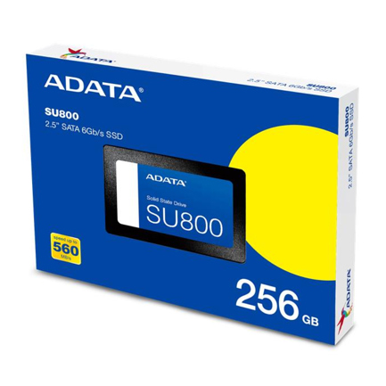 Unidad de Estado Sólido Adata SU800 256 GB Flash 3D Memoria Ram ECC 560/520 MBPS