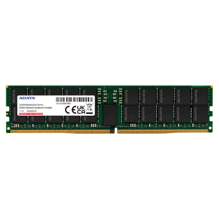 Memoria Ram Adata 64GB DDR5 R-DIMM 5600MHz CL46
