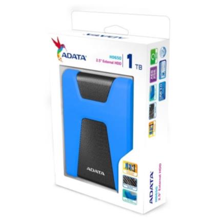 Disco Duro Adata HD650 1 TB 3.2 Goma Color Azul 2