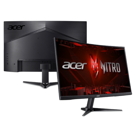 Monitor Acer 27" Gaming Nitro ED271 P3biipx Curvo FHD VA 180Hz AMD FreeSync Premium Bocinas 3 Años de Garantía