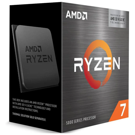Procesador AMD Ryzen 7 5700X3D 3.0GHz 96MB 105W S AM4 sin Graficos sin Disipador