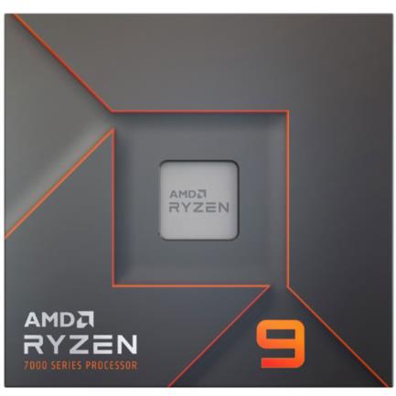 Procesador amd ryzen 9 7900x s-am5 7a gen / 4.7 - 5.6 ghz / cache 64mb / 12 nucleos / con graficos radeon / sin disipador / gamer alto