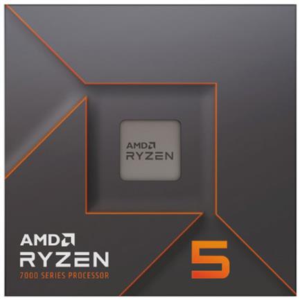 Procesador amd ryzen 5 7600x s-am5 7a gen / 4.7 - 5.3 ghz / cache 32mb / 6 nucleos / con graficos radeon / sin disipador / gamer medio
