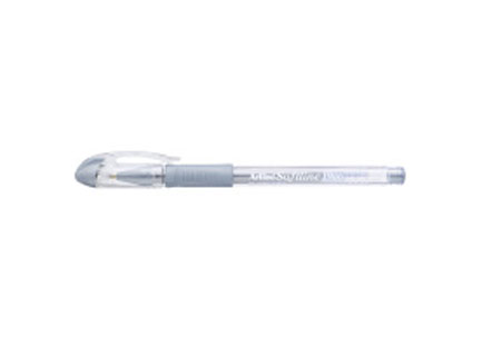 Boligrafo artline gel mediano 0.7mm plateado c/12