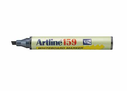 Marcador artline pizarron plastico cafe c/12