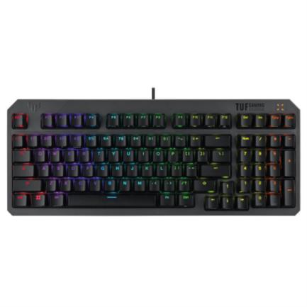 Teclado Opto Mecanico Asus (RA07 TUF K3 GEN II/RD/CA/ABS) con Switch Rojo con Teclas Programables RGB color Negro 3