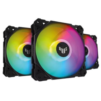Ventilador para Gabinete Asus TUF Gaming TF120 ARGB 120mm 250-1900RPM Negro Kit 3 Piezas 7