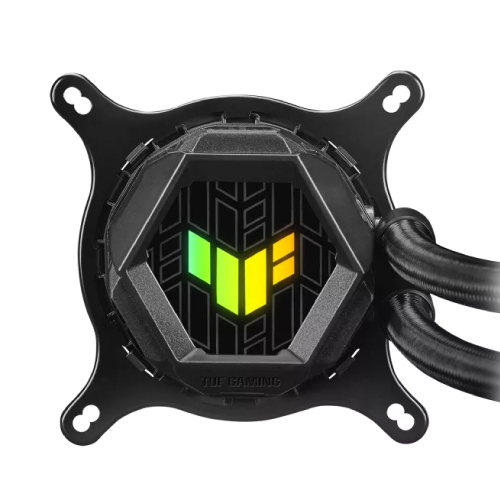 Enfriamiento Liquido para CPU Asus TUF GAMING LC II 240 ARGB 240mm Aura Sync Compatible S 1200 1700 AM4 AM5 Negro