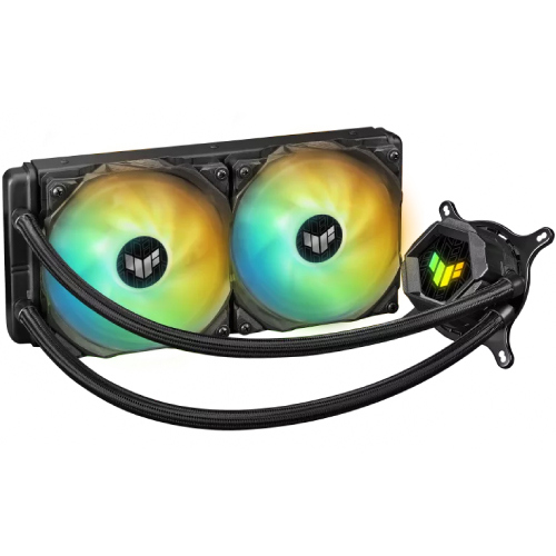 Enfriamiento Liquido para CPU Asus TUF GAMING LC II 240 ARGB 240mm Aura Sync Compatible S 1200 1700 AM4 AM5 Negro 3