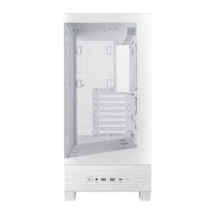 Gabinete Asus A31 TG Midi-Tower ATX/Micro-ATX/Mini-ITX USB 3.0 sin Fuente sin Ventiladores Instalados Blanco
