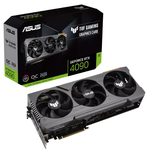 Tarjeta de Video Asus TUF Gaming GeForce RTX4090 OC 24GB Triple Fan GDDR6X PCIe 4.0 384 bit 2xHDMI 3xDP 4