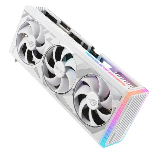 Tarjeta de Video Asus ROG Strix GeForce RTX4090 OC 24GB ARGB White Triple Fan GDDR6X PCIe 4 0 384 bit 2xHDMI 3xDP 2