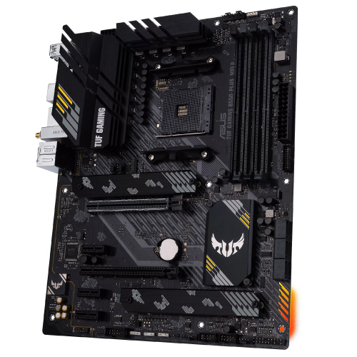 Tarjeta Madre Asus TUF GAMING B550-PLUS WIFI II 4xDDR4 128GB 4866Mhz HDMI DP PCIe 4.0 M.2 S AM4 Ryzen Wi-Fi 6 ATX