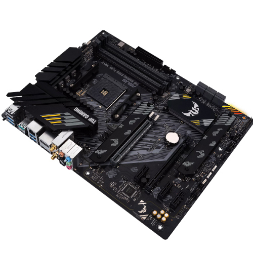 Tarjeta Madre Asus TUF GAMING B550-PLUS WIFI II 4xDDR4 128GB 4866Mhz HDMI DP PCIe 4.0 M.2 S AM4 Ryzen Wi-Fi 6 ATX 2