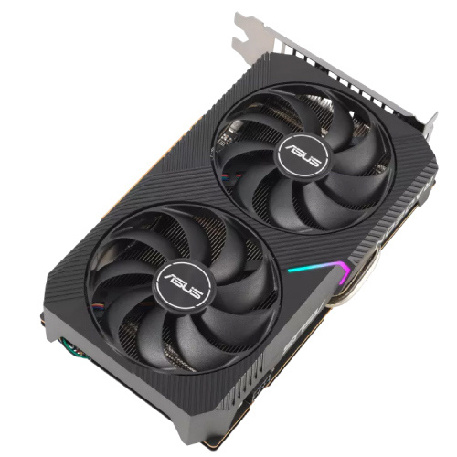 Tarjeta de Video Asus Dual Radeon RX 6500 XT OC 4GB Dual Fan GDDR6 PCIe 4.0 64 bits 1xHDMI 1xDP 2