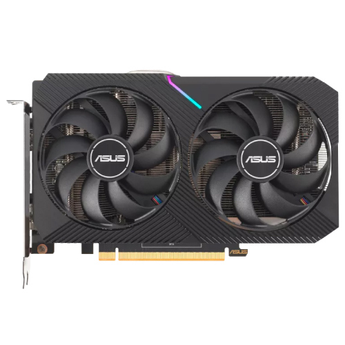 Tarjeta de Video Asus Dual Radeon RX 6500 XT OC 4GB Dual Fan GDDR6 PCIe 4.0 64 bits 1xHDMI 1xDP 4