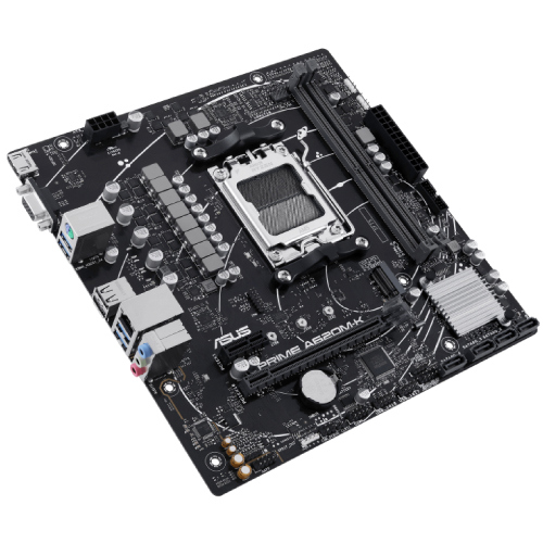 Tarjeta Madre Asus PRIME A620M-K 2xDDR5 96GB 6400Mhz HDMI VGA PCIe 4.0 M.2 S AM5 Ryzen mATX 2