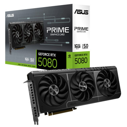 Tarjeta de Video ASUS PRIME GeForce RTX 5080 16GB 256-bit GDDR7 PCI Express 5.0