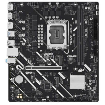 Tarjeta Madre Asus Prime H810M-E Micro-ATX 1851 128GB 2xDDR5 HDMI/DP 2xM.2